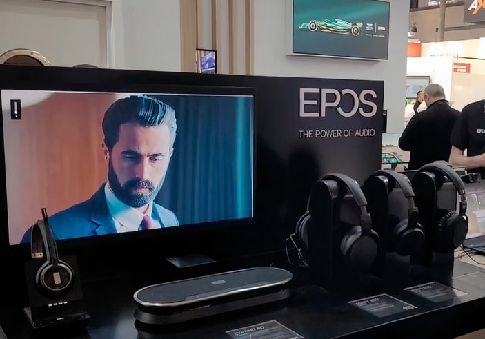 EPOS audio solution digital signage