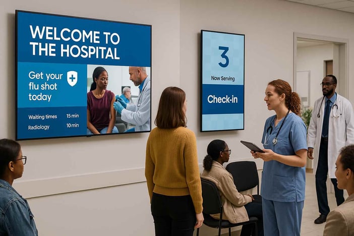 digital signage in healthcare-1