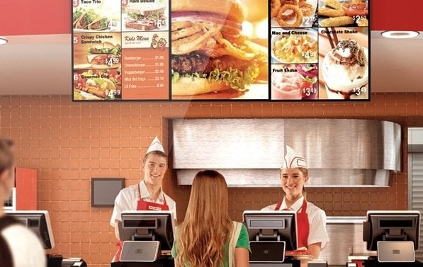 Digital Signage Menu Boards In Quick Service Restaurants 