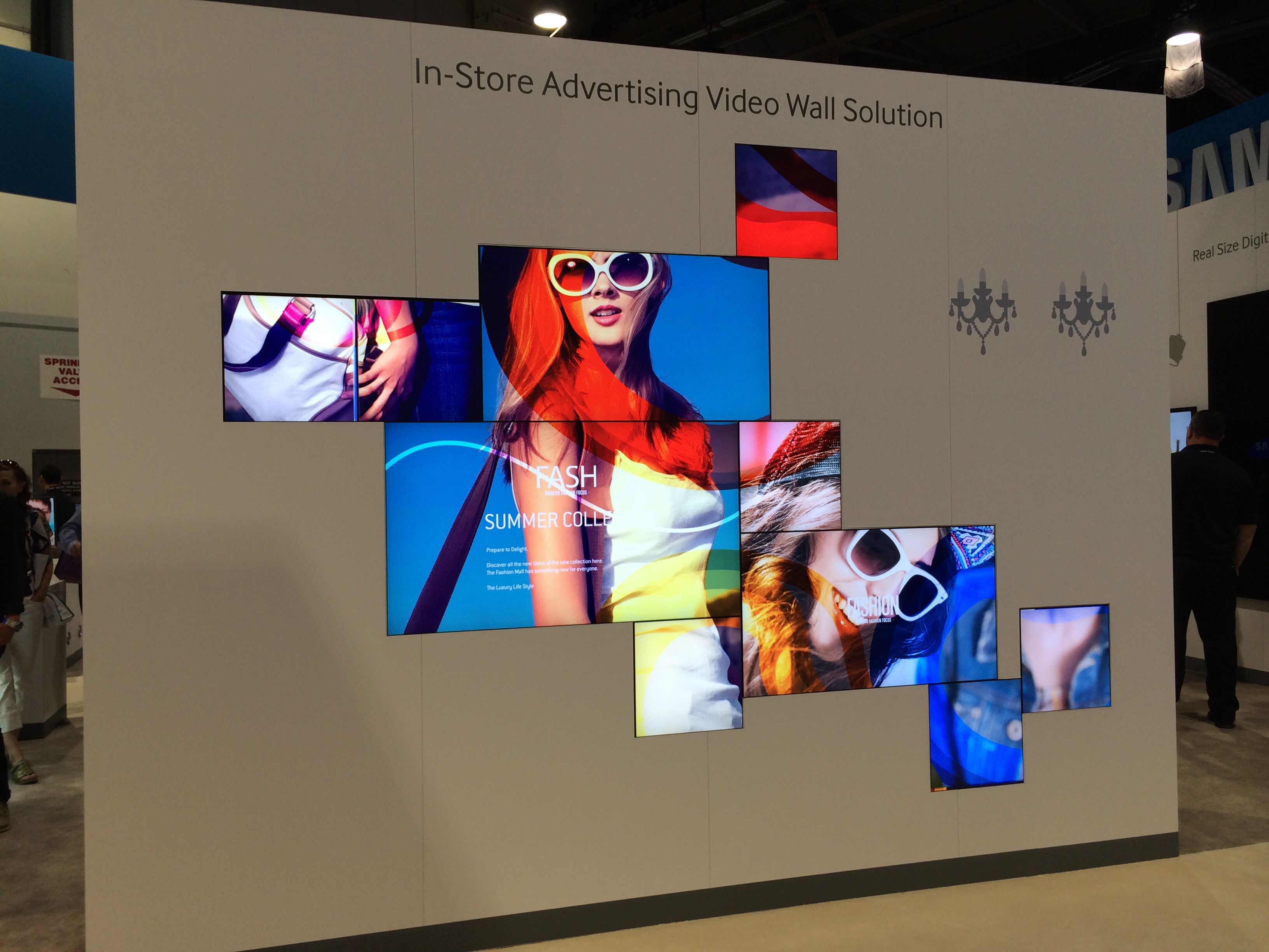 In-Store Advertising Video Wall Solution In Retail