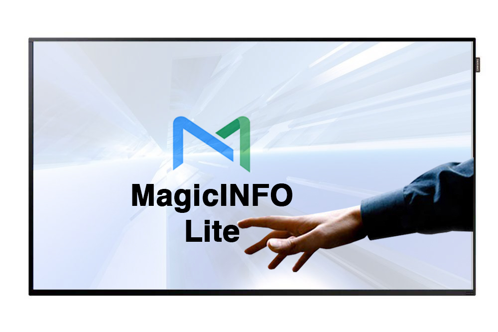 These are all the possibilities that MagicINFO Lite offers