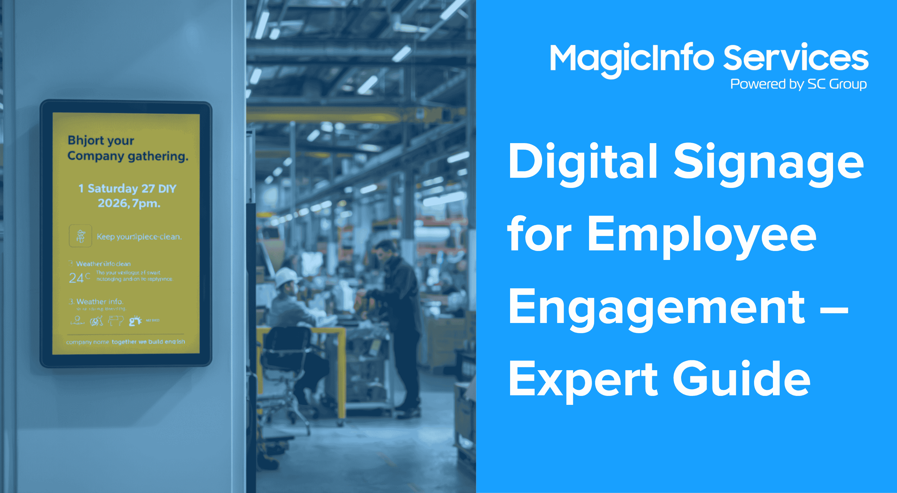 Digital Signage for Employee Engagement – Expert Guide