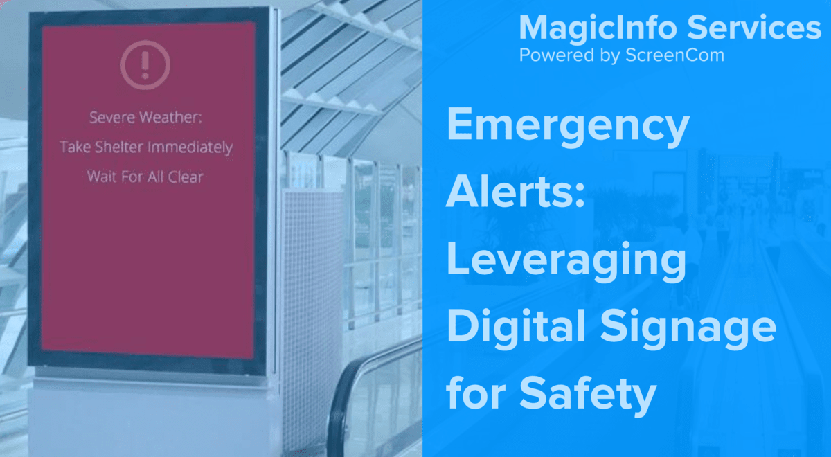 Emergency Alerts: Leveraging Digital Signage for Safety
