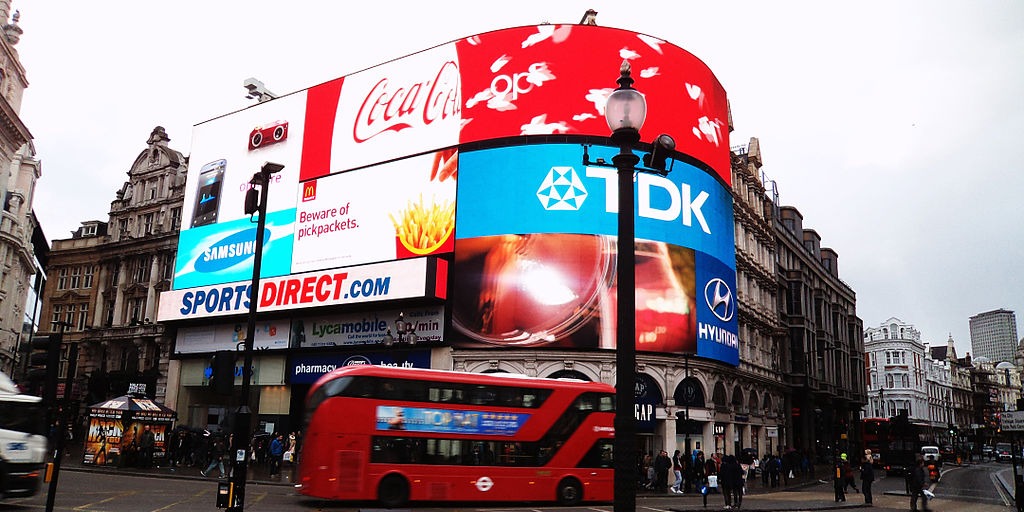 Piccadilly Circus London UK Digital Signage Billboards