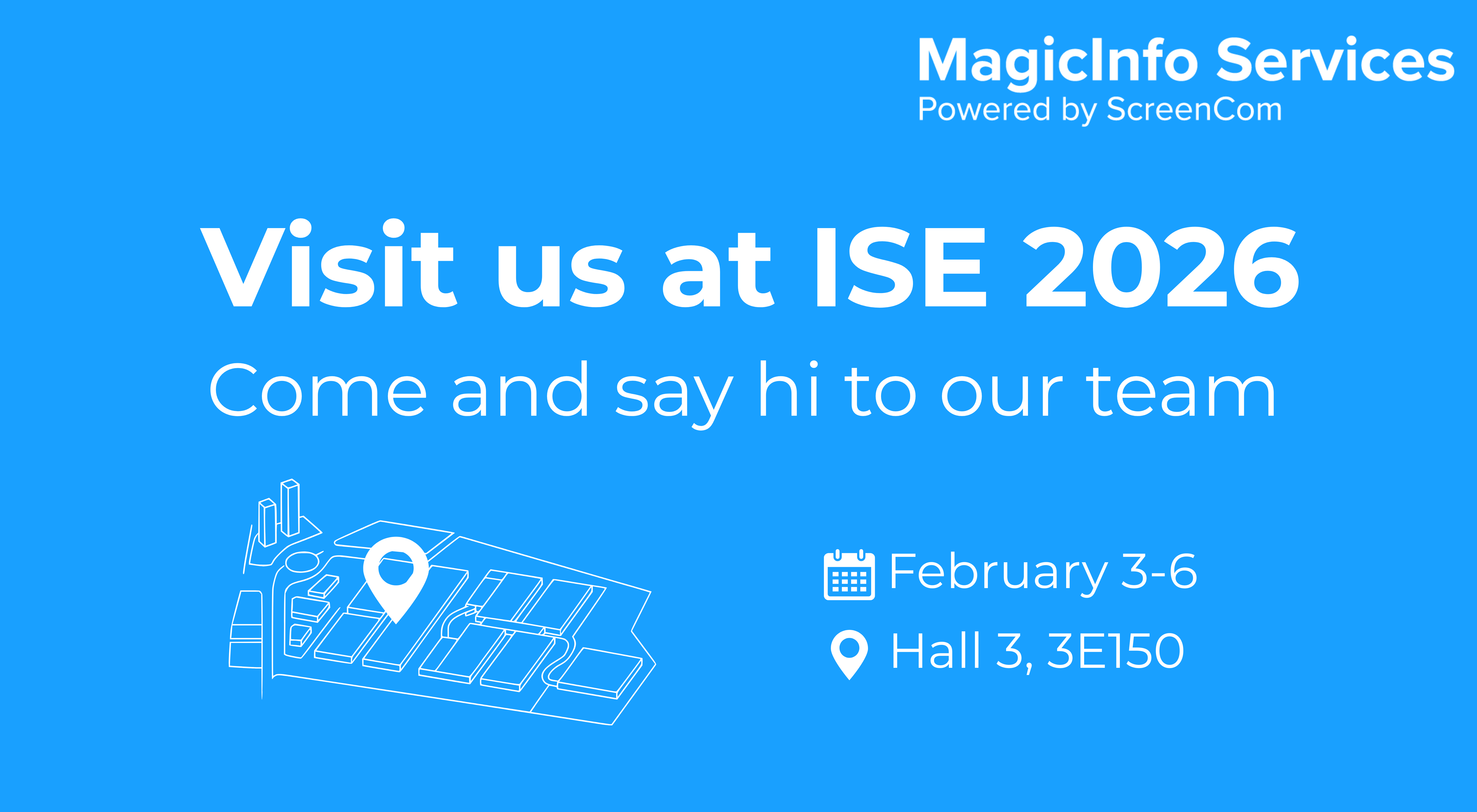 MagicInfo Services is Heading to ISE 2026 in Barcelona